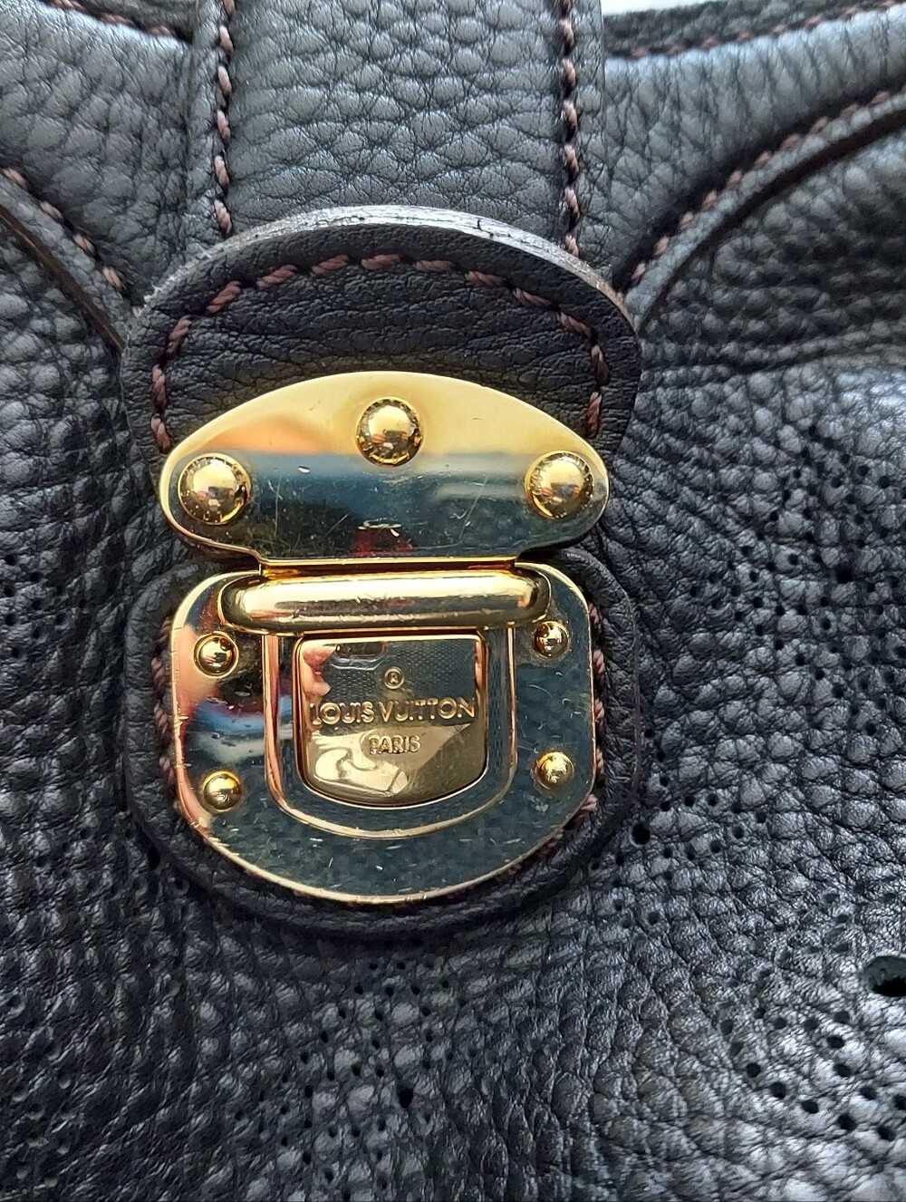 Louis Vuitton Mahina With Dark Brown Interior with